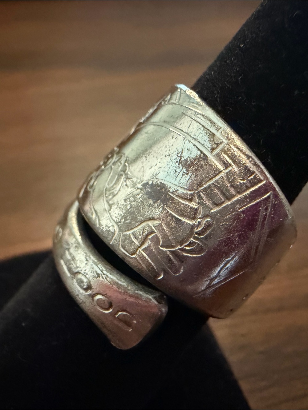 Red Riding Hood Spoon Ring - Picture 3 of 14